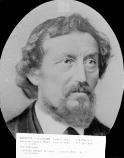 Dietrich Stauffacher, April 17, 1832 - August 19, 1910. The Stauffacher family, Dietrich and Verena, with children, Barbara, Euphemia, Conrad and Maria emigrated to the United States in 1871, coming to Monticello. After Verena died, in 1879, he married Mrs. Susanna (Babler) Zentner in 1882. (June 7, 1833 - 1903) She already had 9 children.  Mrs. Zentner was the mother of Oswald Zentner, Jr. who married Dietrich Stauffacher’s daughter Euphemia.
